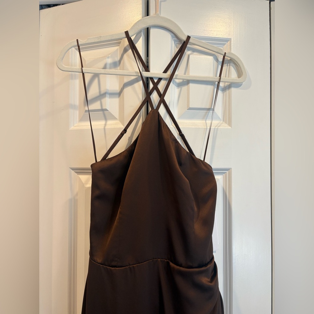 REFORMATION Myra Silk Dress NWT - Picture 5 of 9